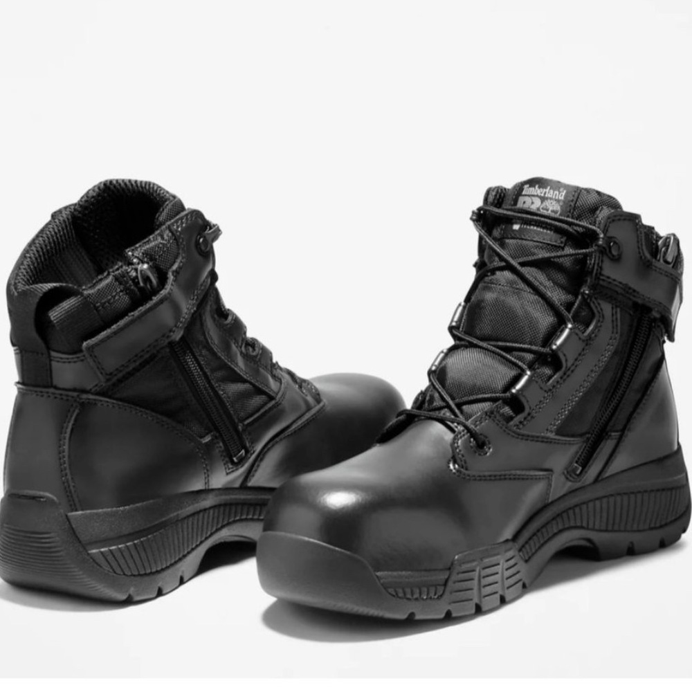 NEW Size 7.5W Mens Timberland Valor 6" Black Composite Toe Waterproof Work Boot